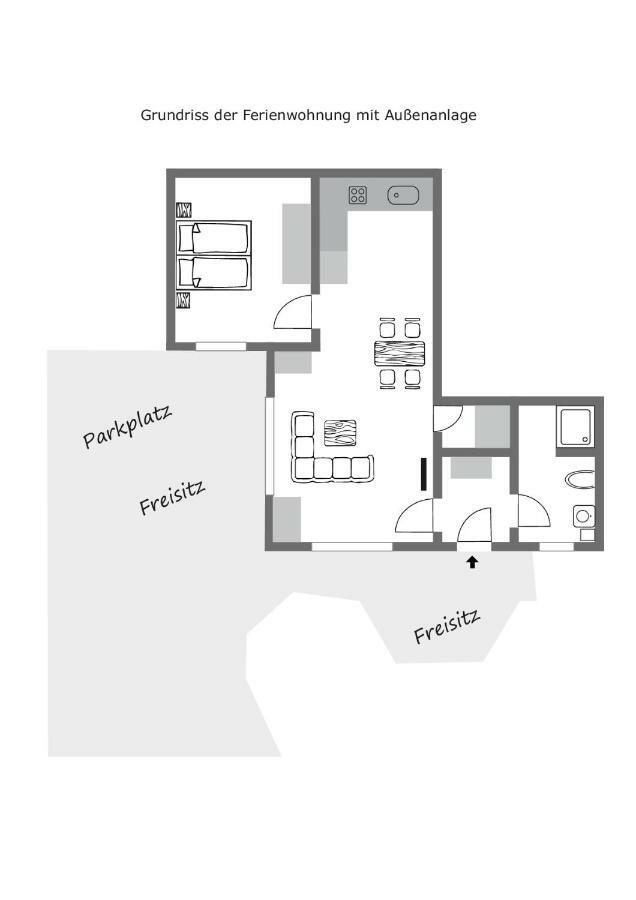 Ferienwohnung "Schoene Aussicht" ไรล์ ภายนอก รูปภาพ